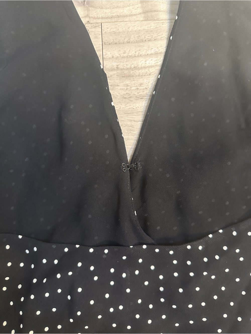 NWT REFORMATION Nila Black & White Polka Dot Halter Wrap Tank, Size M *RARE* - Picture 11 of 12